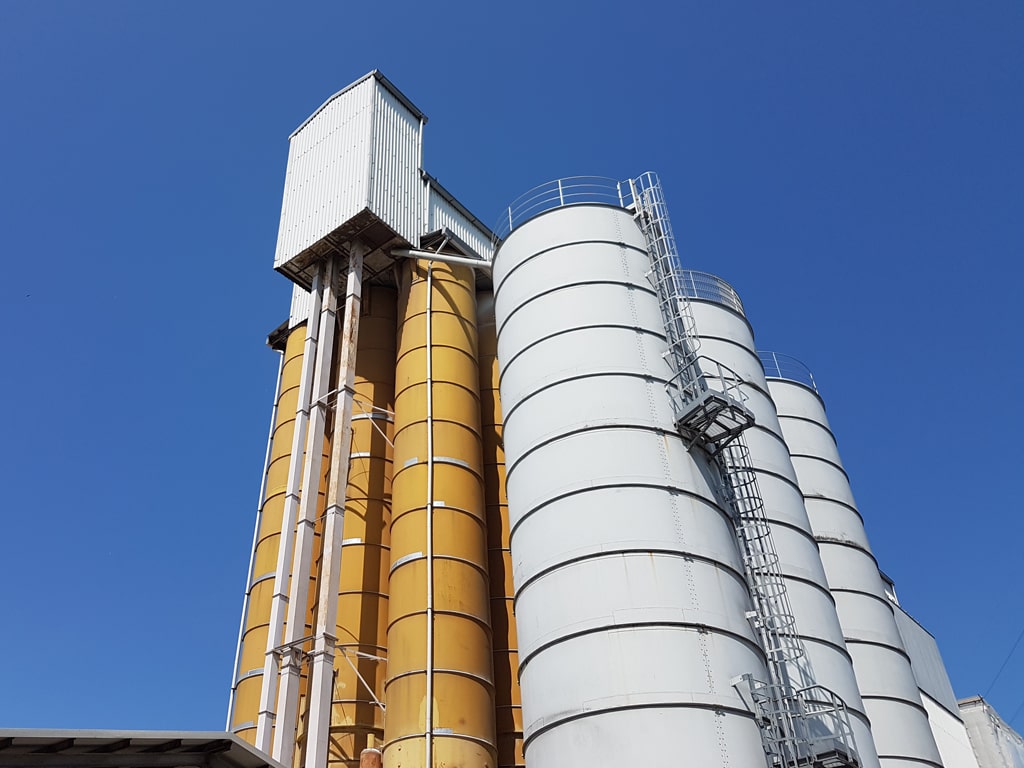 protezione silos per stoccaggio alimenti