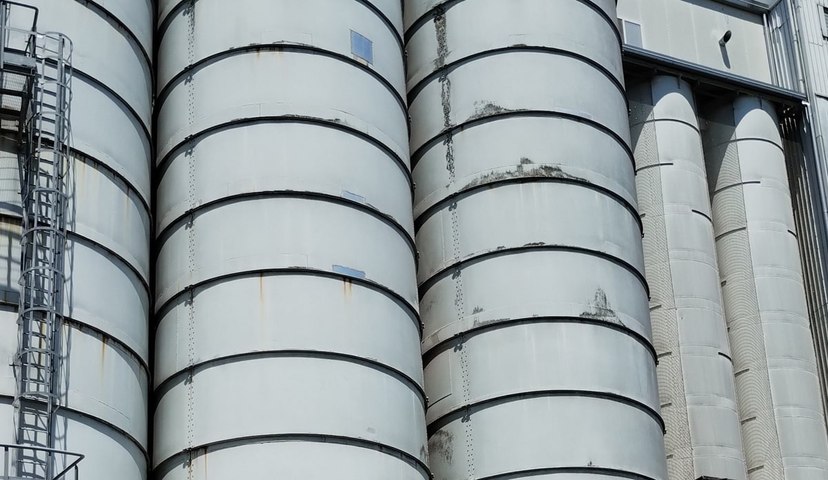 Silos prima dei lavori