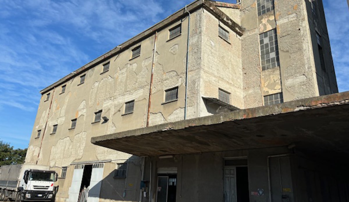 Strutture esterne prima del risanamento