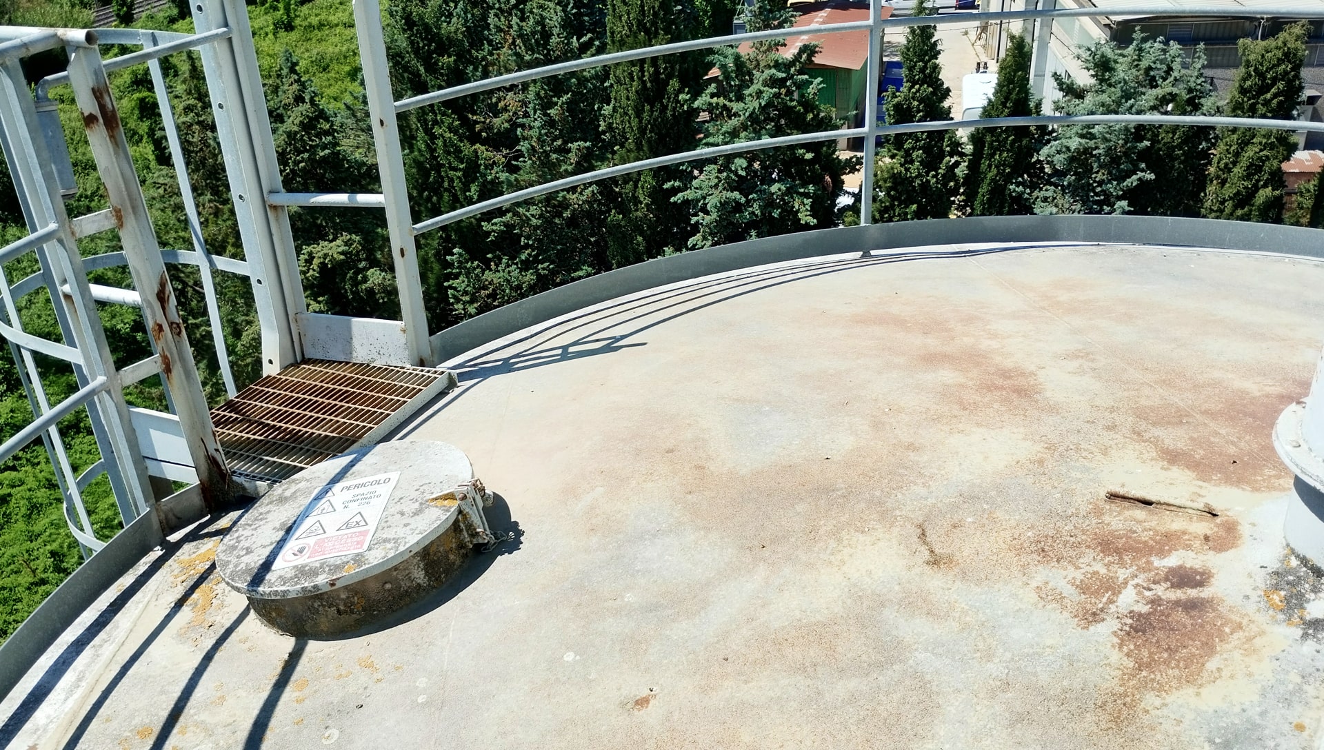 Condizioni del mangimificio prima dei lavori